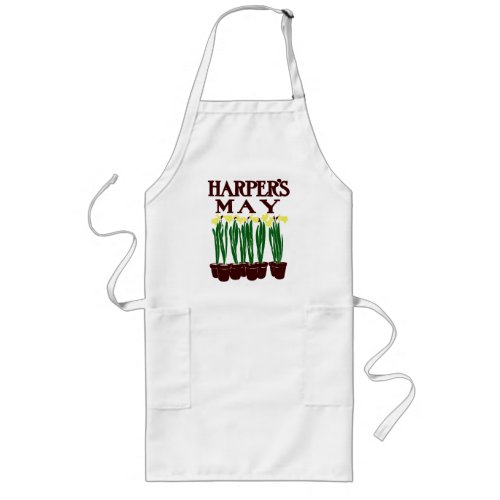 Harpers 1899 Edward Penfield Daffodils Long Apron