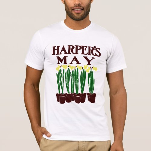 Harpers 1899 Edward Penfield Daffodils T_Shirt