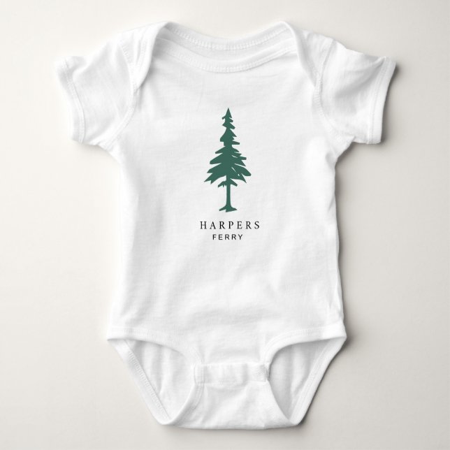 Harpers Ferry Baby Onsie Baby Bodysuit (Front)