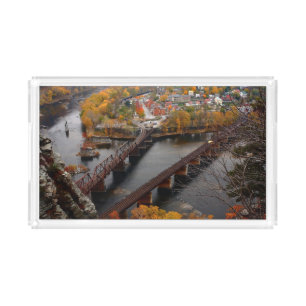 Harpers Ferry in the Fall Acrylic Tray