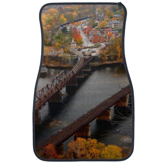 Harpers Ferry in the Fall Car Floor Mat (Front)