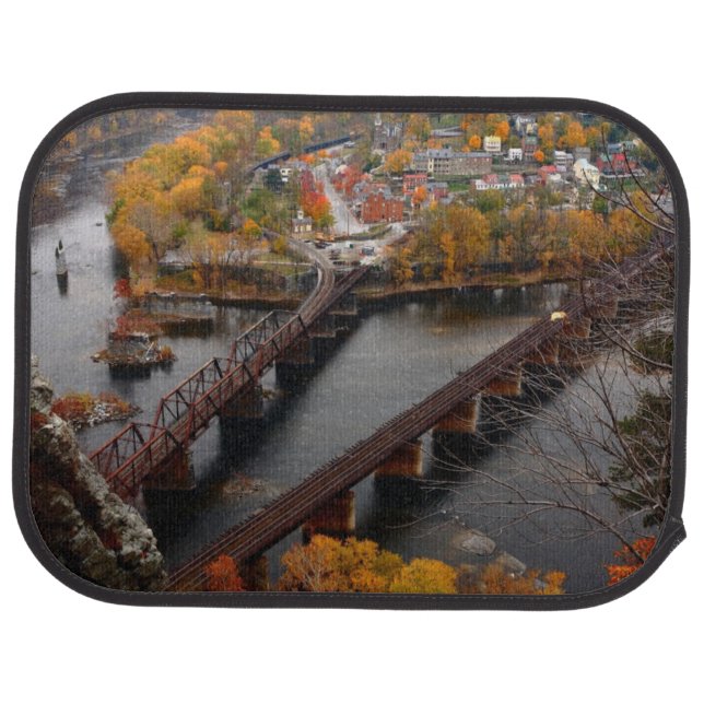 Harpers Ferry in the Fall Car Mat (Rear)