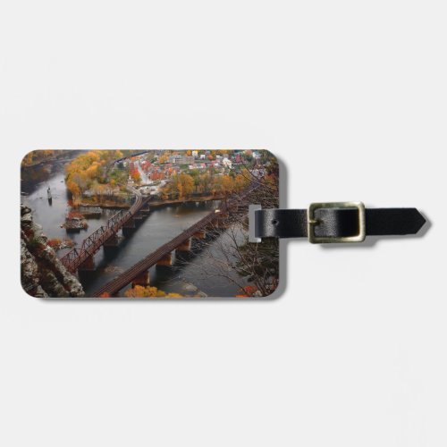 Harpers Ferry in the Fall Luggage Tag