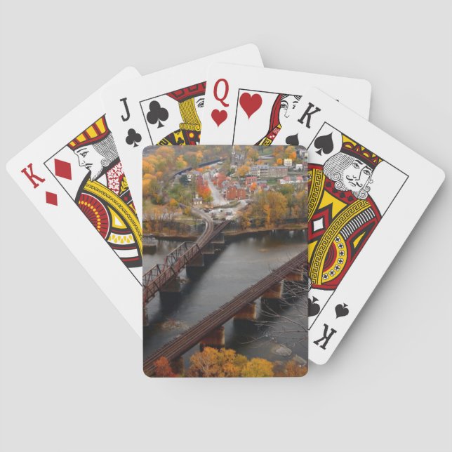 Harpers Ferry in the Fall Poker Cards (Back)