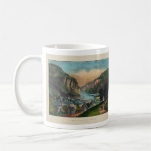 Harpers Ferry Jefferson County West Virginia 1859 Coffee Mug