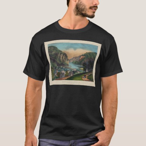 Harpers Ferry Jefferson County West Virginia 1859 T_Shirt