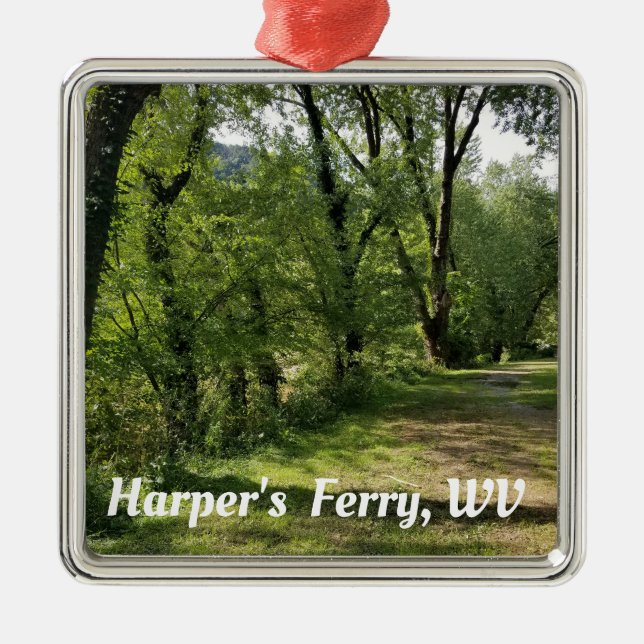 Harper's Ferry Metal Ornament (Front)