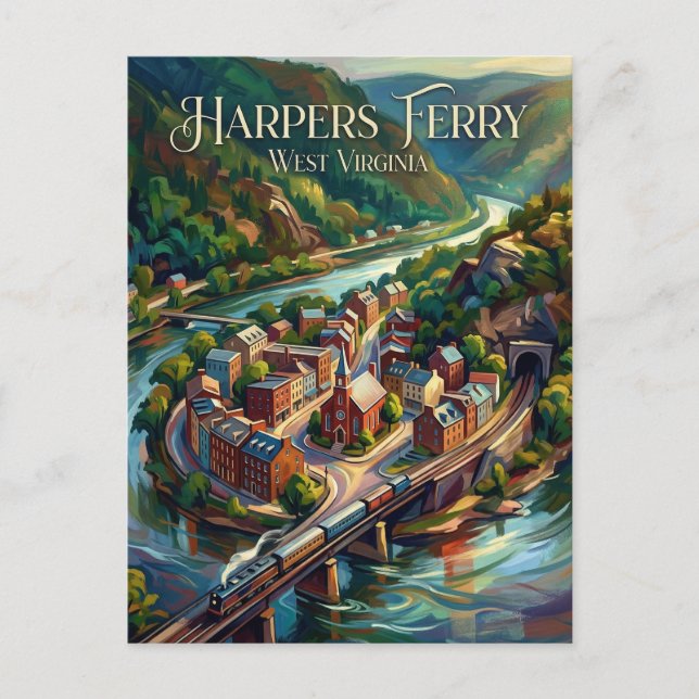 Harpers Ferry National Historical Park Postcard (Front)