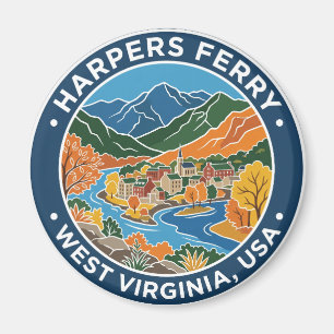 Harpers Ferry National Historical Park USA Magnet