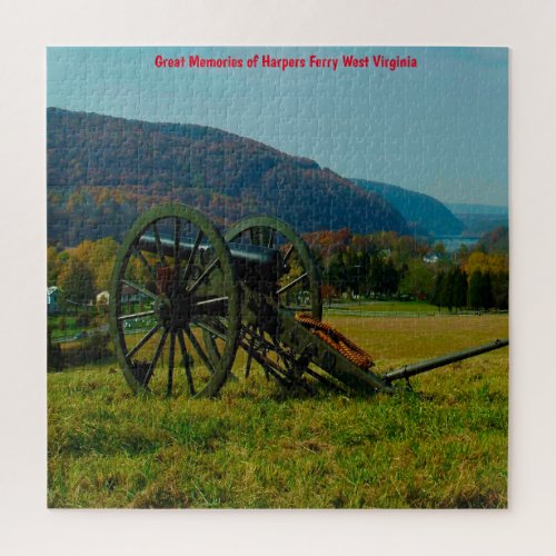 Harpers Ferry Old Cannon West Virginia Jigsaw Pu Jigsaw Puzzle