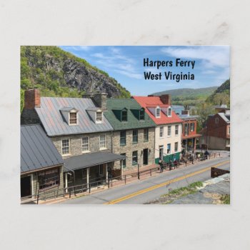 Harpers Ferry  West Virginia Postcard by cafarmer at Zazzle