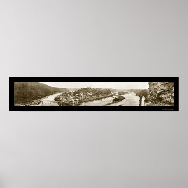 Harpers Ferry WV Photo 1912 Poster (Front)