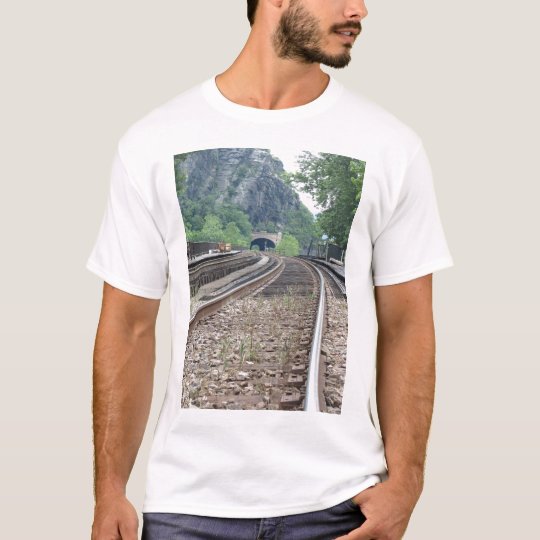 Harpers Ferry WV Railroad Tracks Tshirt
