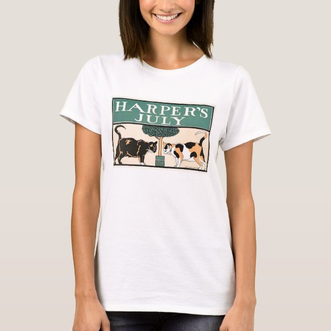 Harper's July Cats T-Shirt (Front)
