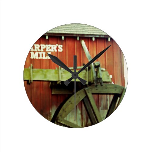 Harper's Mill Round Clocks