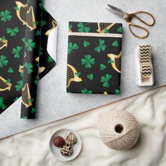 Harps And Shamrocks For St. Patty's Day