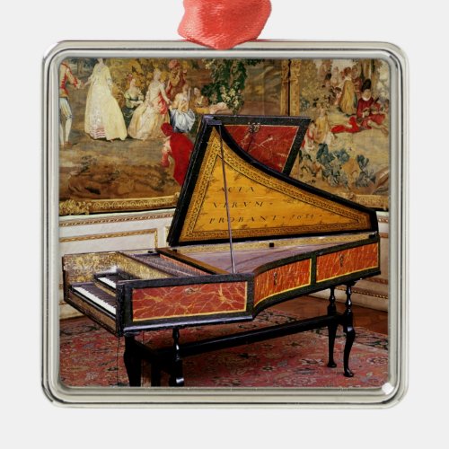 Harpsichord 1634 metal ornament