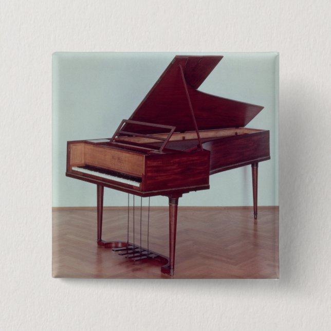 Harpsichord belonging to Ludwig van Beethoven Button (Front)