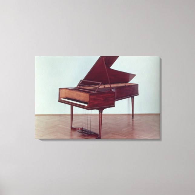 Harpsichord belonging to Ludwig van Beethoven Canvas Print (Front)