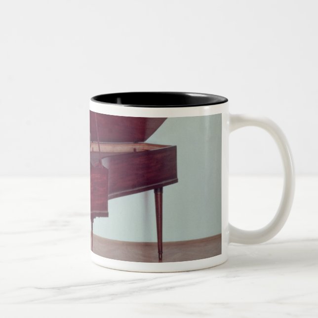 Harpsichord belonging to Ludwig van Beethoven Two-Tone Coffee Mug (Right)