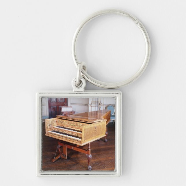 Harpsichord, by Jacob Kirckman, English, 1766 Keychain (Front)