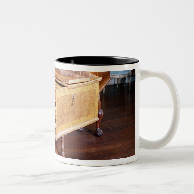 Harpsichord, by Jacob Kirckman, English, 1766 Two-Tone Coffee Mug (Right)