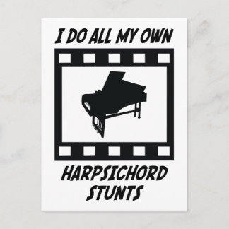 Harpsichord Stunts Postcard