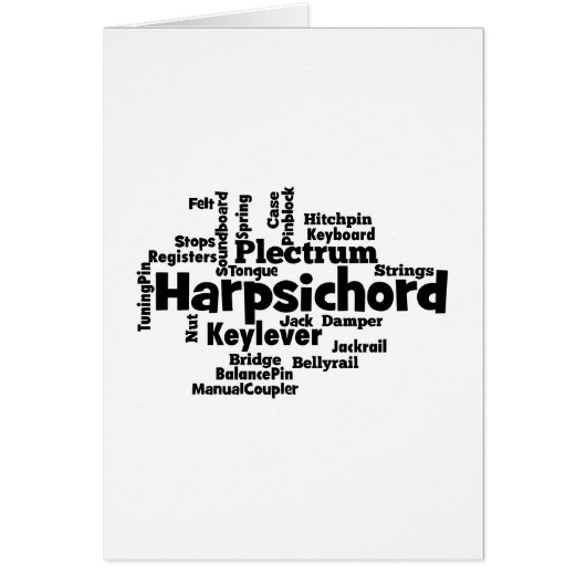 Harpsichord Word Cloud (Front)