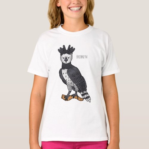 Harpy eagle cartoon illustration T_Shirt