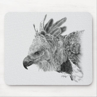 Harpy Eagle Drawing Mouse Pad