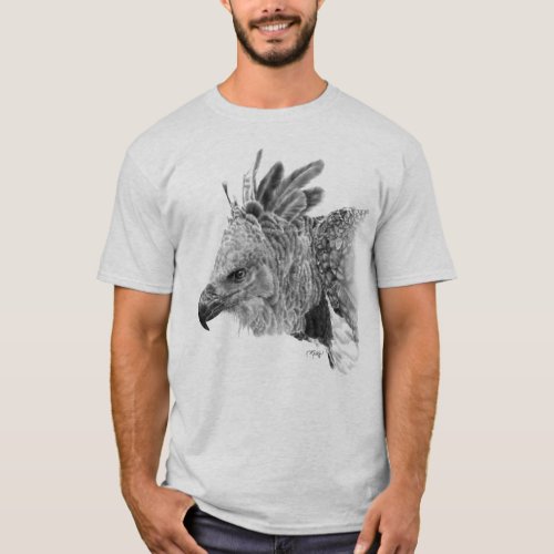 Harpy Eagle Drawing T_Shirt