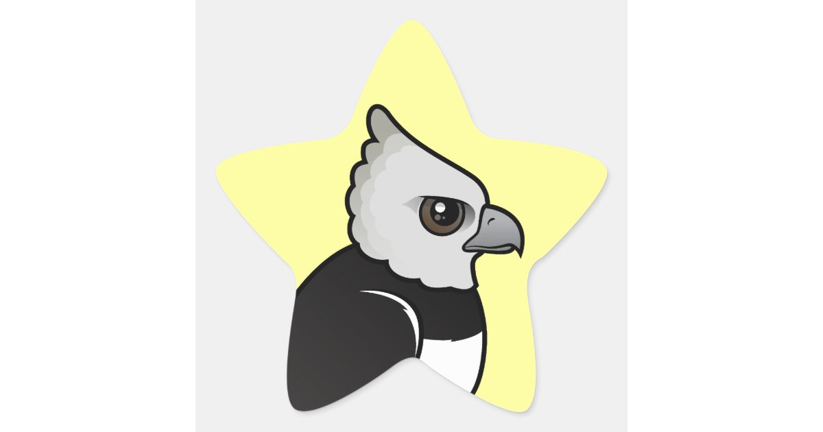 Harpy Eagle Star Sticker | Zazzle