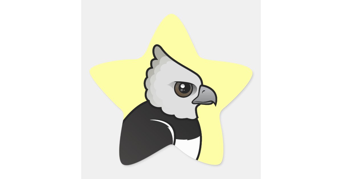 Harpy Eagle Star Sticker | Zazzle Harpy Eagle Star Sticker | Zazzle