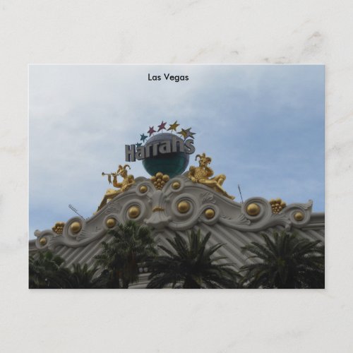 Harrahs Las Vegas Postcard