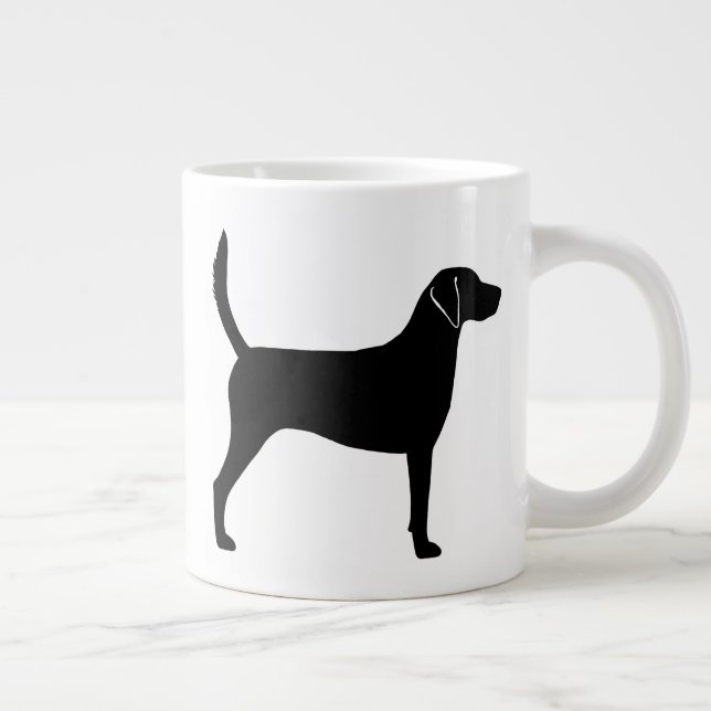 Harrier Dog Breed Silhouettes Giant Coffee Mug (Right)
