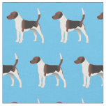 Harrier Hound Dog Tiled Fabric