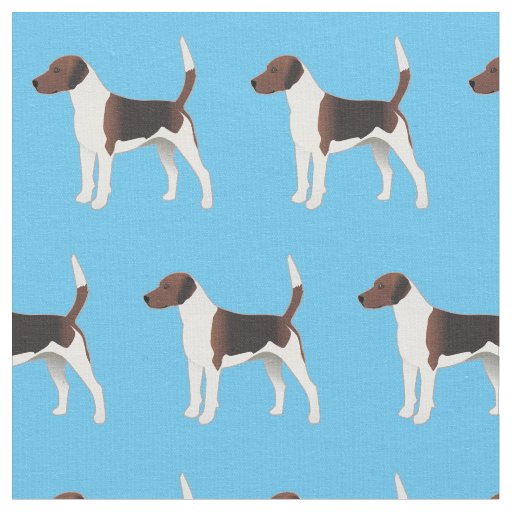 Harrier Hound Dog Tiled Fabric