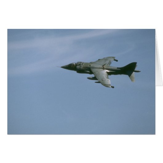 Harrier In Flight Cards (Front Horizontal)