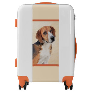 Harrier Painting - Cute Original Dog Art Luggage