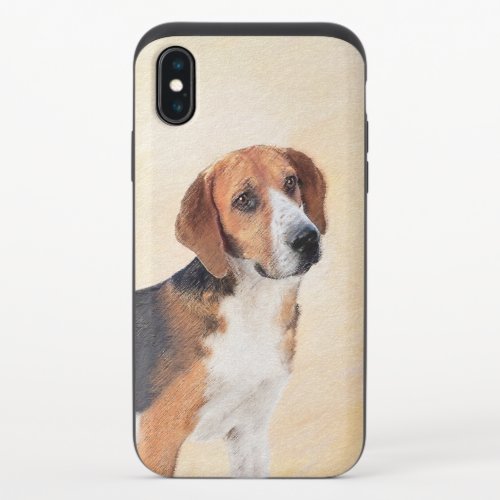 Harrier Painting _ Cute Original Dog Art iPhone X Slider Case
