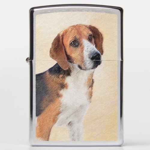 Harrier Painting _ Cute Original Dog Art Zippo Lighter