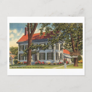 Harriet Beecher Stowe House in Brunswick, Maine, Postcard