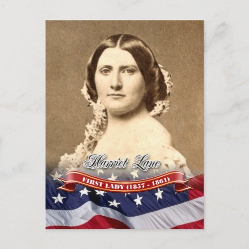 Harriet Lane First Lady of the US Postcard