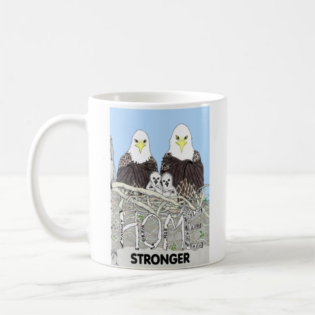 HARRIET, M, E17 & E 18 - HOME STRONGER COFFEE MUG (Left)