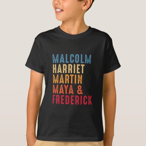 Harriet Martin Maya Frederick Black Leaders 1   T_Shirt