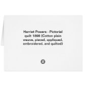 Harriet Powers - Pictoral Quilt 1898 (Back Horizontal)