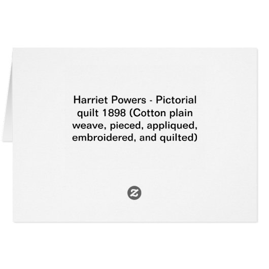 Harriet Powers - Pictoral Quilt 1898 (Back Horizontal)