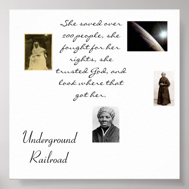 Harriet Ross Tubman Poster (Front)