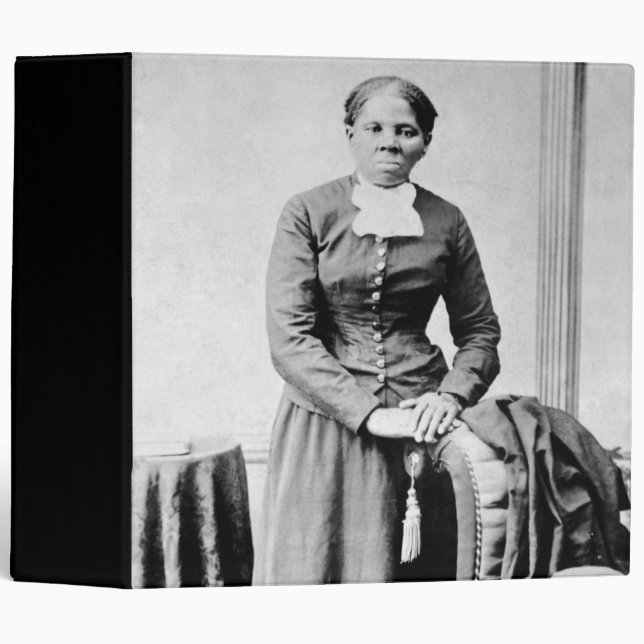 Harriet Tubman Conductor Underground Railroad 3 Ring Binder (Front/Spine)