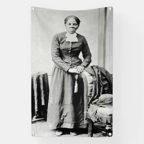 Harriet Tubman Conductor Underground Railroad Banner